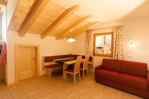 Dining table in the apartment Panorama