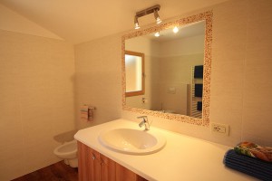 Bad der Ferienwohnung Panorama
